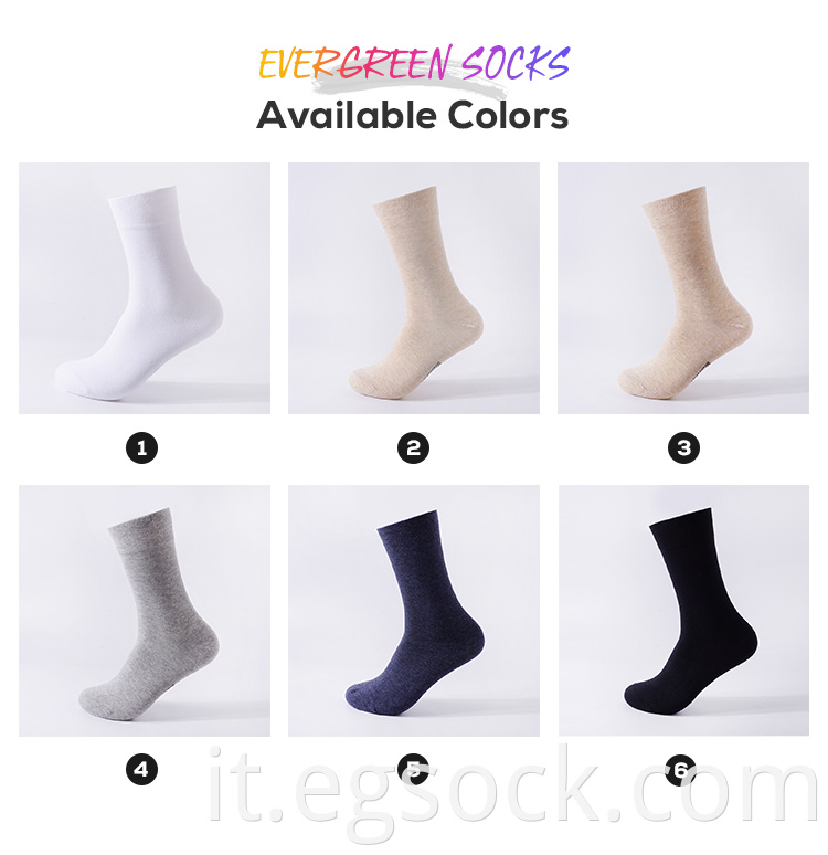 Business 98% Cotton Basic Style Socks